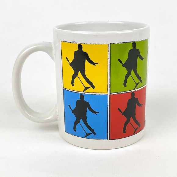 Elvis Presley 14 oz Multicolor Portrait Ceramic Coffee Tea Collectible Mug Cup - Picture 3 of 6